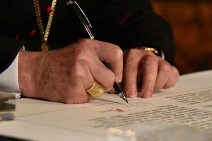 podpisanie dokumentu
